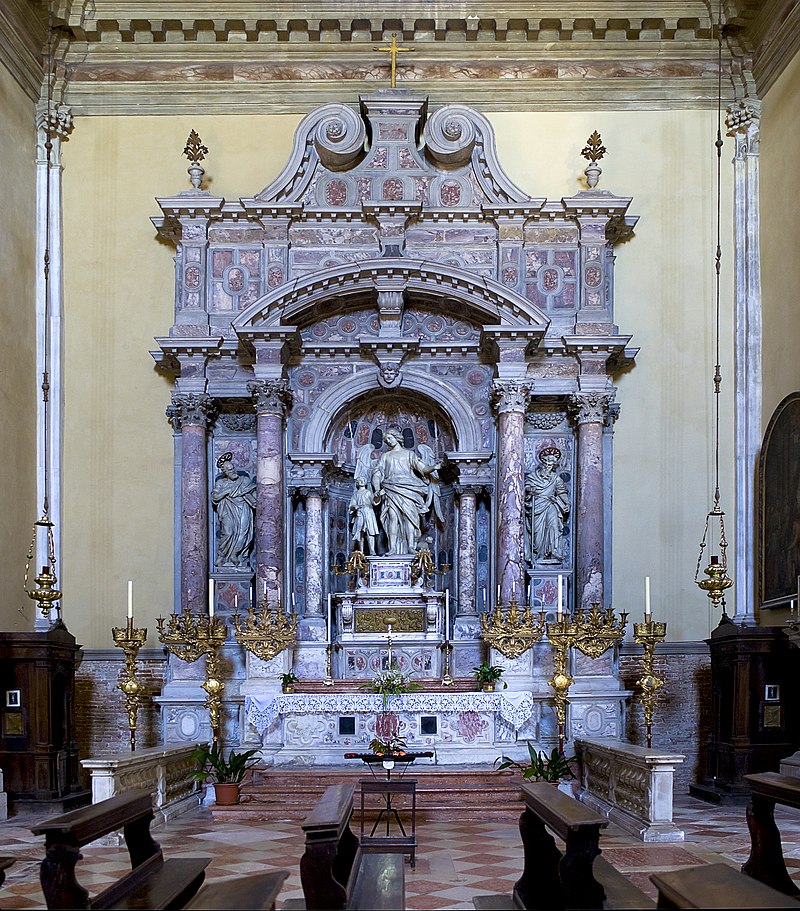 Ołtarz św. Rafała Archanioła w kościele San Raffaele Arcangelo w Wenecji (Archanioł Rafał. Święty towarzysz)