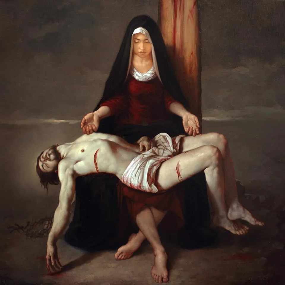 Roberto Ferri, Via Crucis, 1978,
źródło: Tutt'Art@ | Pittura * Scultura * Poesia * Musica